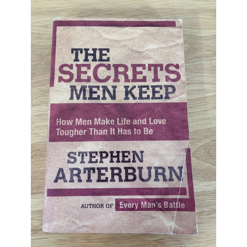 Thomas Nelson The Secrets Men Keep Stephen Arterburn Men Tan Paperback Book